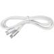 Cable de carga y transferencia 35W de nailon Jacob Ref.GI1172325-BLANCO 