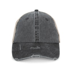 Gorra trucker ecorresponsable efecto desgastado unisex