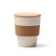 Vaso con cuerpo de PP reciclado LOVREN Ref.RVA1676-BEIGE 