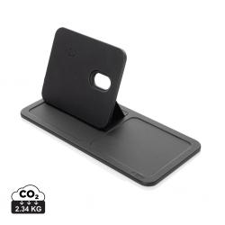 Bandeja cargador inalámbrico Swiss Peak 3 en 1 RCS  PU
