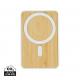 Powerbank magnético bambú Zen RCS de RPET 5.000mAh Ref.XDP32290-BLANCO 