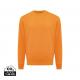 Cuello redondo de algodón reciclado Iqoniq Etosha Ref.XDT9303-NARANJA