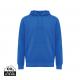 Sudadera con capucha ligera de algodón reciclado Iqoniq Rila Ref.XDT9404-AZUL REAL