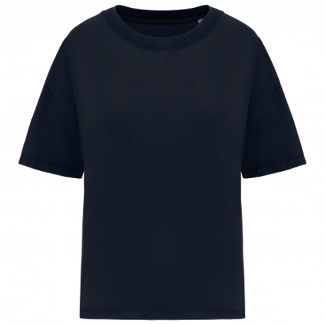 Camiseta ecorrersponsable oversize efecto lavado mujer