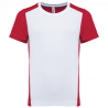 Camiseta de deporte ecorresponsable bicolor infantil
