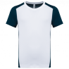 Camiseta de deporte ecorresponsable bicolor infantil