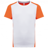 Camiseta de deporte ecorresponsable bicolor infantil