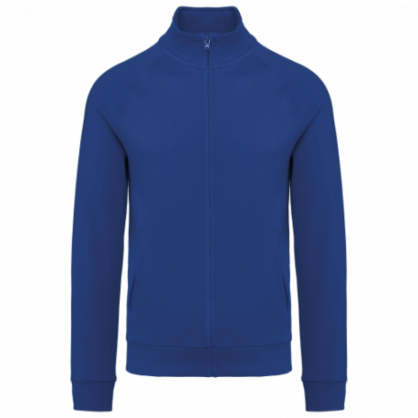 Chaqueta de felpa de algodón mangas raglán unisex