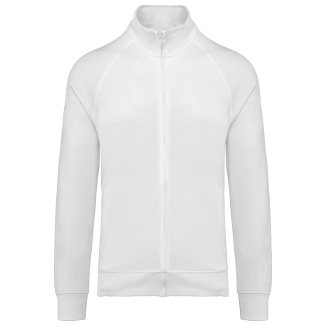 Chaqueta de felpa de algodón mangas raglán unisex