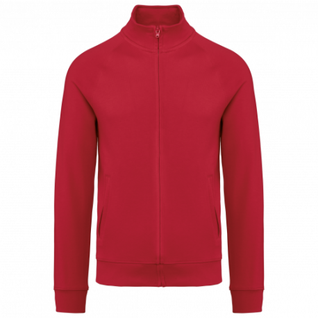 Chaqueta de felpa de algodón mangas raglán unisex