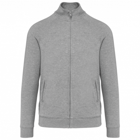 Chaqueta de felpa de algodón mangas raglán unisex