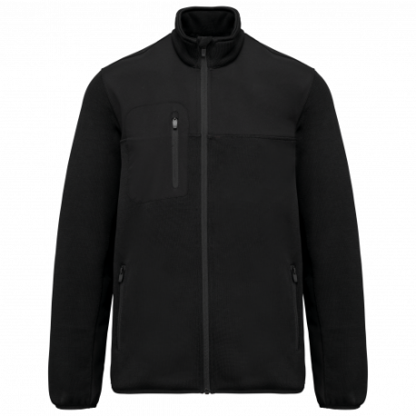 Chaqueta polytricot reciclada hombre
