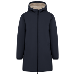 Chaqueta ecorresponsable impermeable con forro de sherpa unisex