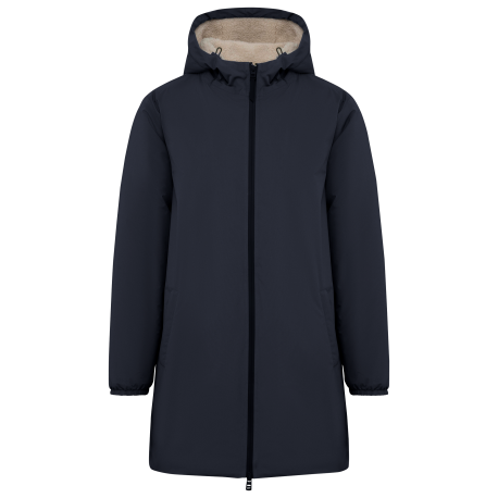 Chaqueta ecorresponsable impermeable con forro de sherpa unisex