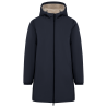 Chaqueta ecorresponsable impermeable con forro de sherpa unisex