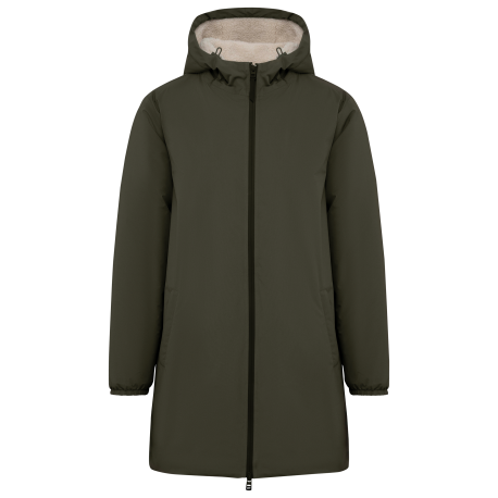 Chaqueta ecorresponsable impermeable con forro de sherpa unisex
