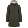 Chaqueta ecorresponsable impermeable con forro de sherpa unisex