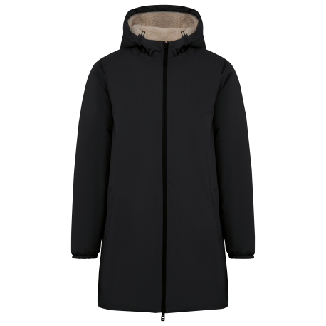 Chaqueta ecorresponsable impermeable con forro de sherpa unisex