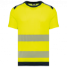 Camiseta de seguridad reciclada manga corta unisex