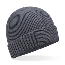 Gorro de algodón orgánico con parche técnico