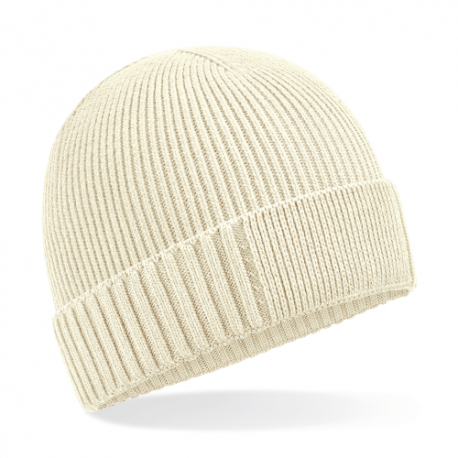 Gorro de algodón orgánico con parche técnico