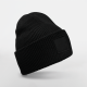 Gorro con solapa ancha y parche a tono Ref.TTB336R-NEGRO 
