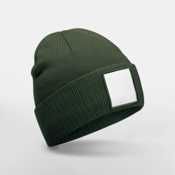 Gorro con parche tipo aplique