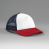 Gorra trucker de 5 paneles multicolor