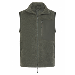 Chaleco de sherpa reciclado