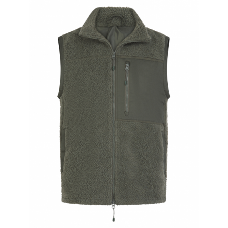Chaleco de sherpa reciclado