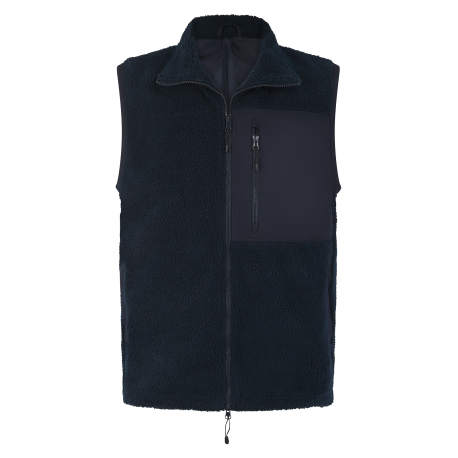 Chaleco de sherpa reciclado