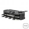 Aparato para raclette, pizzas y crepes para 8 personas DOC337