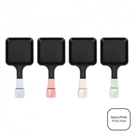 Juego de 4 ollas para raclette MEN438