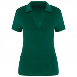 Polo ecorresponsable de rizo mujer