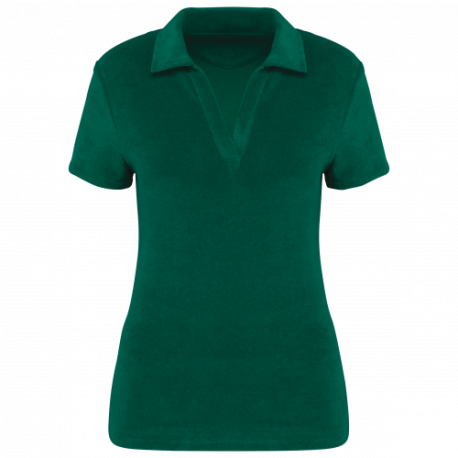 Polo ecorresponsable de rizo mujer