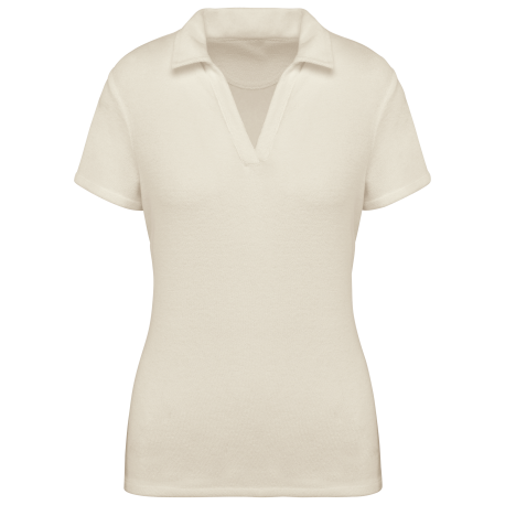 Polo ecorresponsable de rizo mujer