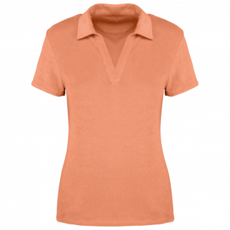 Polo ecorresponsable de rizo mujer