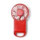 Ventilador de mano elaborado en ABS reciclado GIZA Ref.RVE1797-ROJO 