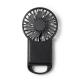 Ventilador de mano elaborado en ABS reciclado GIZA Ref.RVE1797-NEGRO 