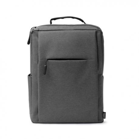 Mochila realizada en 600D RPET con acabado jaspeado BRUSON