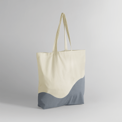 Bolsa multiusos orgánica con estampado de espirales