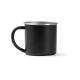 Taza realizada en acero inoxidable 304 reciclado DUNAS Ref.RTZ1798-NEGRO 