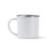 Taza realizada en acero inoxidable 304 reciclado DUNAS Ref.RTZ1798-BLANCO 