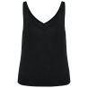 Camiseta de tirantes de lino mujer