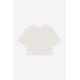 Camiseta crop mujer Ref.TTBE6482-BLANCO VINTAGE