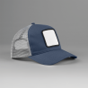 Gorra trucker de 5 paneles con parche cuadrado