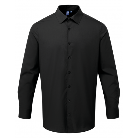 Camisa popelina recyclight manga larga hombre