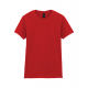 Camiseta softstyle mujer de algodón preencogido Ref.TTGI6400L-RED
