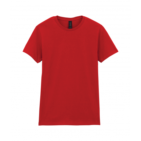 Camiseta softstyle mujer de algodón preencogido