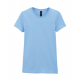Camiseta softstyle mujer de algodón preencogido Ref.TTGI6400L-AZUL CLARO